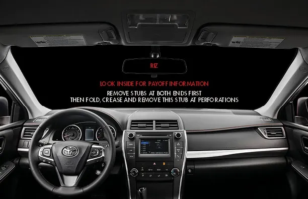 Toyota mailer fold and opening instructions